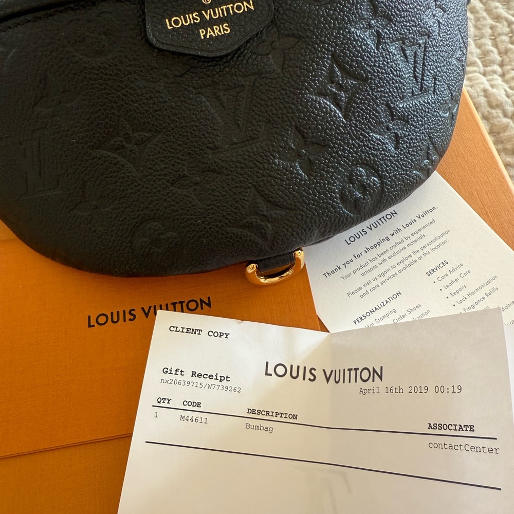 Louis Vuitton Black Empriente Bumbag - MINT Condition - Picture 7 of 17